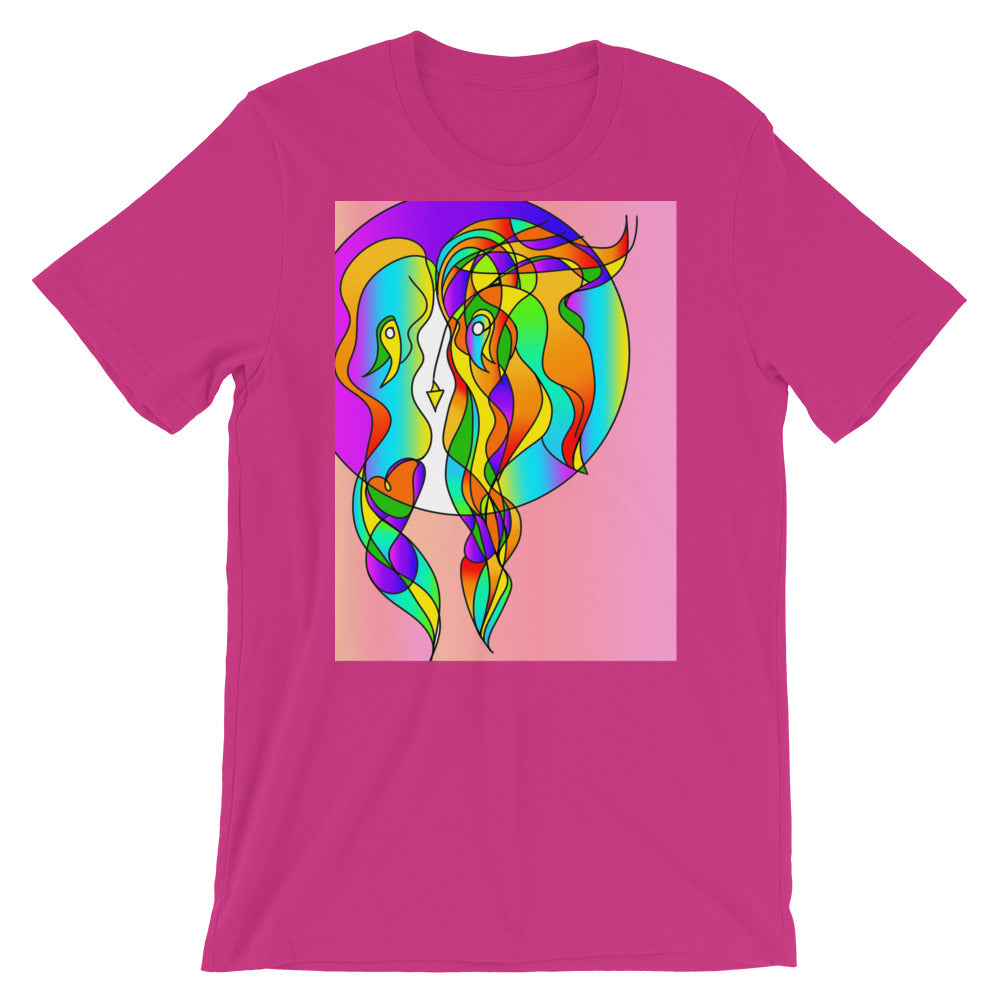 Rainbow Ghost Short-Sleeve Shirt