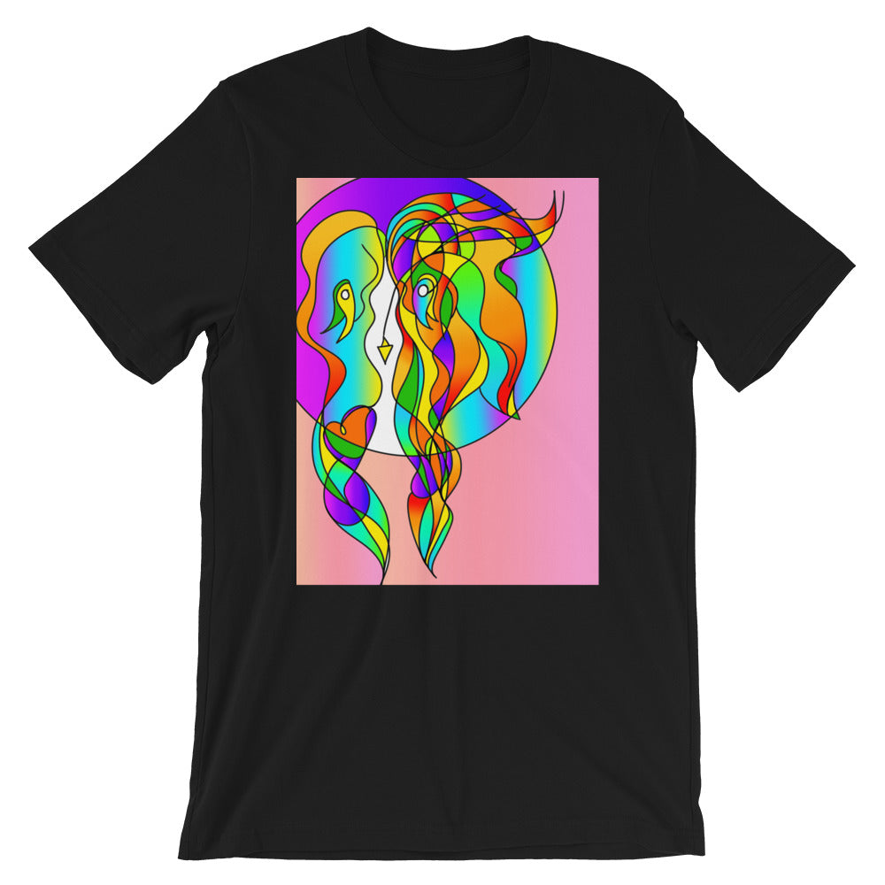 Rainbow Ghost Short-Sleeve Shirt