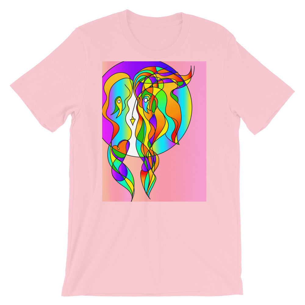 Rainbow Ghost Short-Sleeve Shirt