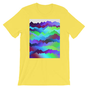 Aurora Mountains and Skies Short-Sleeve T-Shirt