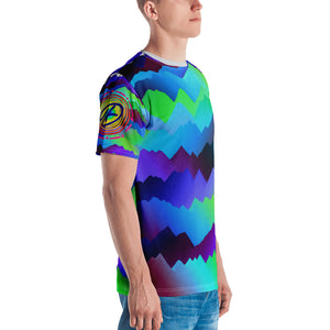 Aurora Mountains and Skies All-Over Print T-Shirt