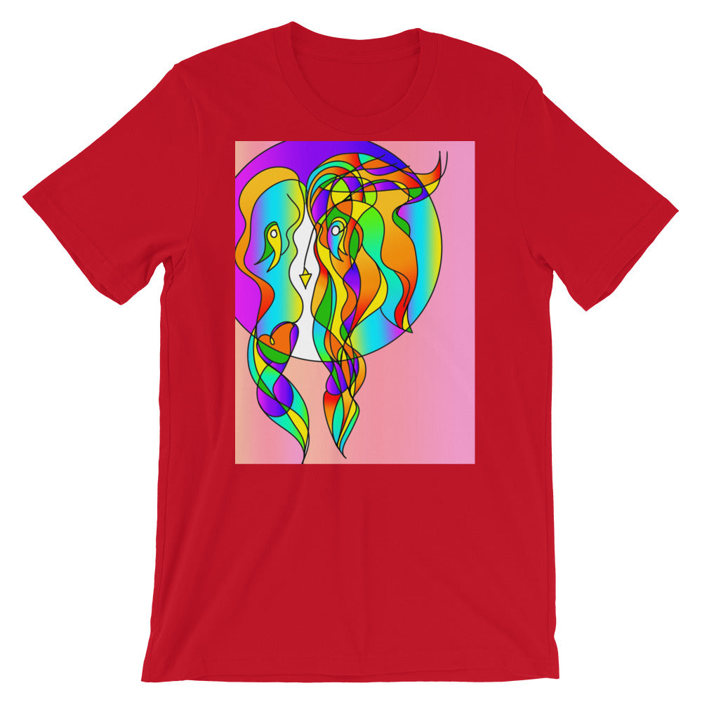 Rainbow Ghost Short-Sleeve Shirt