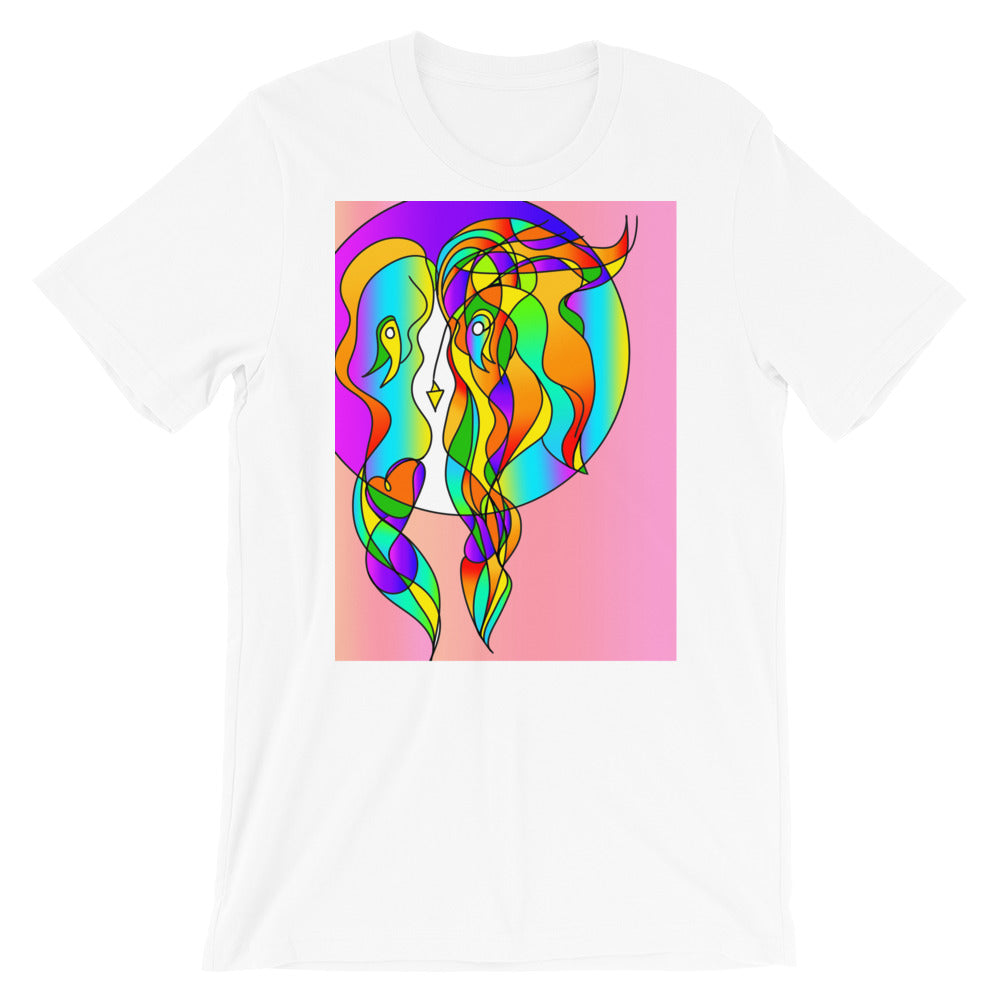 Rainbow Ghost Short-Sleeve Shirt